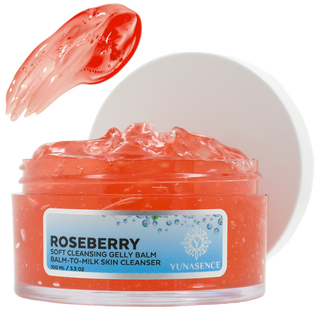 ROSEBERRY Soft Cleansing Gelly Balm,  Phytoaromatic Balm-to-Milk Skin Cleanser