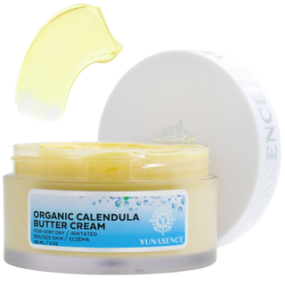Discover the soothing embrace of Calendula Butter Cream, a gentle yet potent remedy meticulously crafted to alleviate the discomfort of eczema and psoriasis. Enriched with nature's nurturing touch, it delicately nurtures your skin, reducing irritation, while restoring a sense of calm and comfort. Let the natural healing power of Calendula envelop you, as it works harmoniously to unveil a renewed, nourished complexion, and a restored sense of well-being.