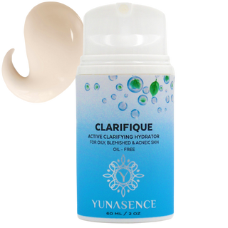 Yunasence Clarifique Active Clarifying Hydrator for combination, oily and breakout prone skin