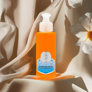 lifestyle image of DIVINE DELIRIUM Cashmere Skin Liquid Balm