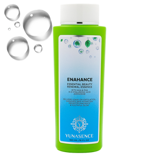 Yunasence ENAHANCE Essential Beauty Renewal Essence for all skin types, with AHA, PHA for skin renewal exfoliation and radiance