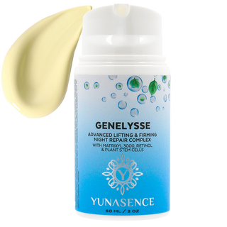 Yunasence Genelysse Advanced Lifting and Firming Night Recovery Complex, with Matrixyl 3000, Retinol and Plant Stem Cells to lift and rejuvenate skin