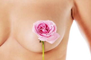 woman's breast and flower BII awareness