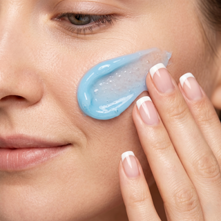 swatch of CERANÉU skin barrier repair cream with GHK-Cu copper peptide and ceramides 