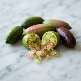 image of caviar lime Microcitrus Australasica Fruit