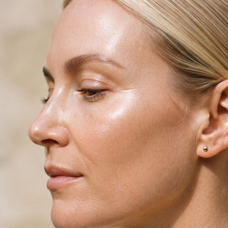 image of a woman with glowing skin
