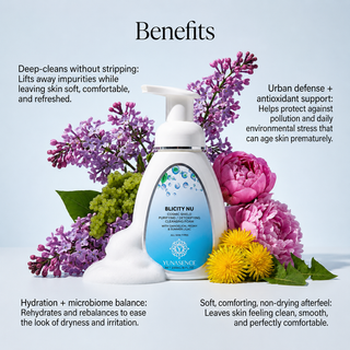 BLICITY NU Cosmic Shield Purifying Detoxifying Cleansing Foam, 8oz