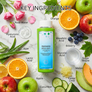 ENAHANCE Essential Beauty Renewal Essence for all skin types, with AHA, PHA.