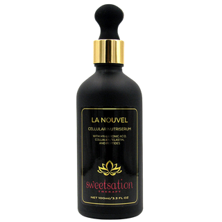LA NOUVEL Cellular Nutri Serum with Collagen / Elastin, Resveratrol, Peptides, Dragon's Blood & Vitamin C 3.3oz