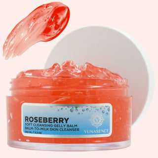 ROSEBERRY Soft Cleansing Gelly Balm,  Phytoaromatic Balm-to-Milk Skin Cleanser