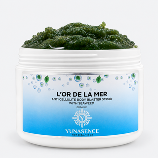 L'OR DE LA MER Organic Anti Cellulite Body Blaster Scrub with Seaweed, 13oz