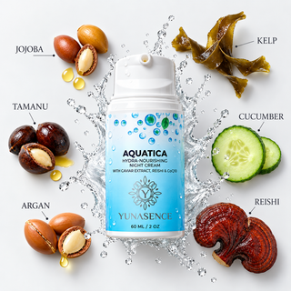 AQUATICA Hydra-Nourishing Night Cream with Caviar Extract, Reishi and CoQ10