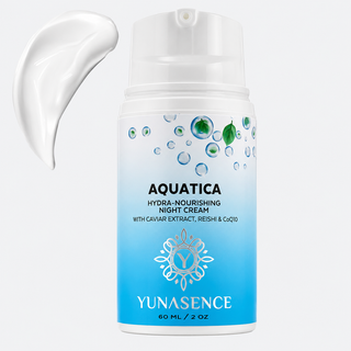 AQUATICA Hydra-Nourishing Night Cream with Caviar Extract, Reishi and CoQ10