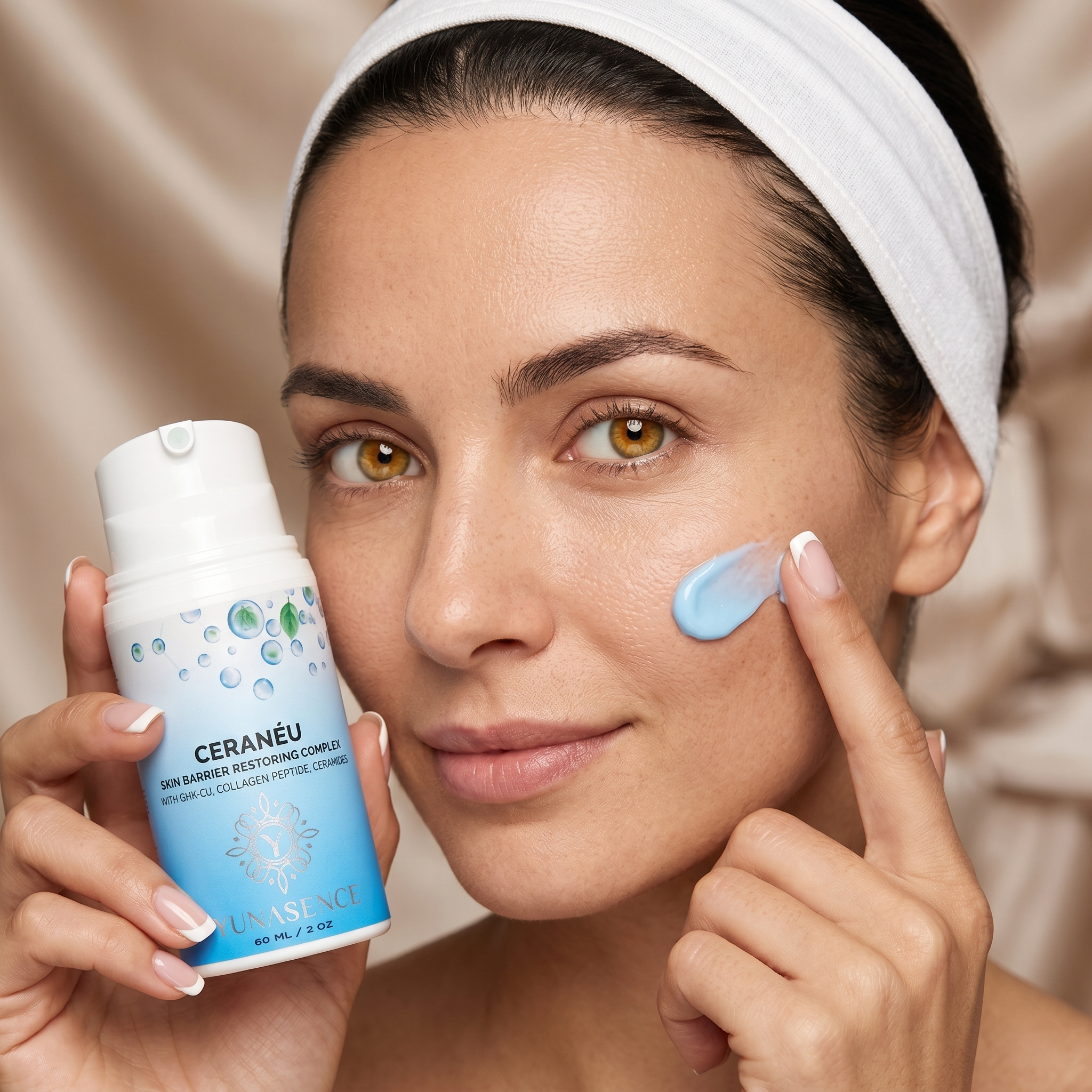 Copper Peptide Barrier Cream - Yunasence GHK-Cu with Ceramides YUNASENCE Copper Peptide Barrier Cream - Yunasence GHK-Cu with Ceramides YUNASENCE