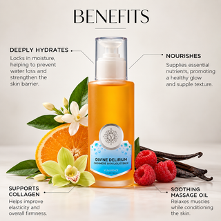DIVINE DELIRIUM Cashmere Skin Liquid Balm, with Ceramide, Peptide, Bakuchiol