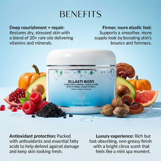 ELLASTI BODY Hydrating and Firming Caviar Butter, With Vitamins and Caviar Extract