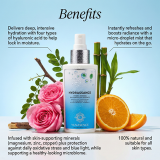 HYDRASSANCE Hydra-Intense Bio-Energizer Essence. With Minerals, Probiotic.