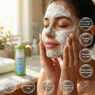 HYDRAVEIL Hydrating and Nourishing Face Wash, with Ceramides & Silk, 6oz