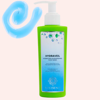 HYDRAVEIL Hydrating and Nourishing Face Wash, with Ceramides & Silk, 6oz
