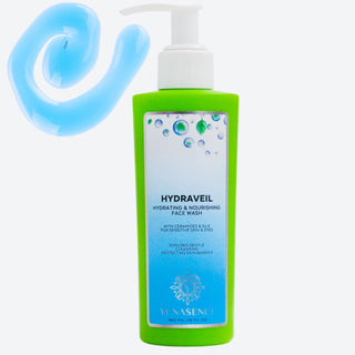 HYDRAVEIL Hydrating and Nourishing Face Wash, with Ceramides & Silk, 6oz