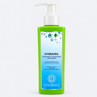 HYDRAVEIL Hydrating and Nourishing Face Wash, with Ceramides & Silk, 6oz