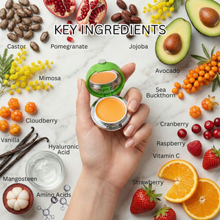 KISSABELLA Restoring Leave-on Lip Mask.  With 4D Hyaluronic acid and Amino Acids, 0.5oz.