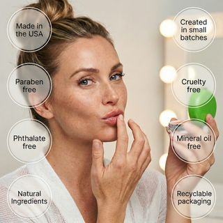 KISSABELLA Restoring Leave-on Lip Mask.  With 4D Hyaluronic acid and Amino Acids, 0.5oz.