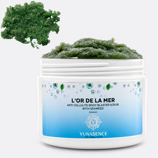 L'OR DE LA MER Organic Anti Cellulite Body Blaster Scrub with Seaweed, 13oz