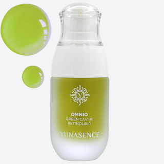 OMNIO Green Cavi-R Retinolixir, Bio-Retinol Liquid Lift, with 3% Bakuchiol, Collagen & Elastin, 1oz