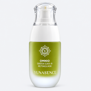 OMNIO Green Cavi-R Retinolixir, Bio-Retinol Liquid Lift, with 3% Bakuchiol, Collagen & Elastin, 1oz