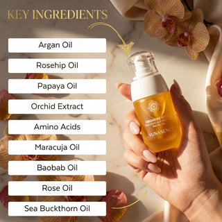 ORCHIDEE VITAE Precious Age Defying Facial Oil, with Orchid Flower, Argan and Maracuja, 1oz