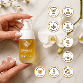 ORCHIDEE VITAE Precious Age Defying Facial Oil, with Orchid Flower, Argan and Maracuja, 1oz