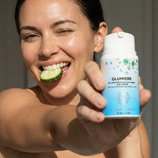 QLUMIERE Bio-Restorative Cucumber Day Creme with Silk Proteins, Enzymes & Co Q10