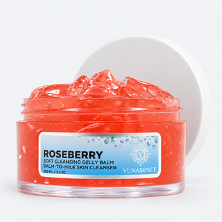 ROSEBERRY Soft Cleansing Gelly Balm,  Phytoaromatic Balm-to-Milk Skin Cleanser