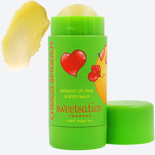 Choco Smooch Organic Lip & Face Balm, with Argan, Calendula & Sea Buckthorn