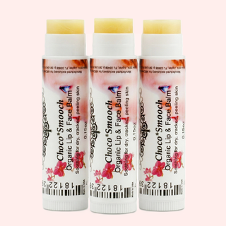 Choco Smooch Organic Lip & Face Balm, with Argan, Calendula & Sea Buckthorn