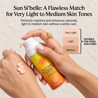 Sun Si'belle Daily Moisturizing Sunscreen SPF30, Tinted, UVA / UVB / Blue Light 3.3oz