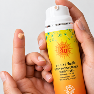 Sun Si'belle Daily Moisturizing Sunscreen SPF30, Tinted, UVA / UVB / Blue Light 3.3oz