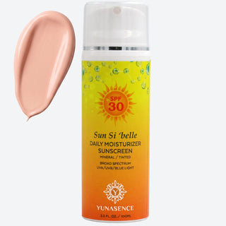 Sun Si'belle Daily Moisturizing Sunscreen SPF30, Tinted, UVA / UVB / Blue Light 3.3oz