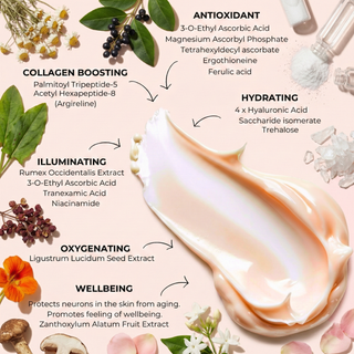 YOGA SKIN Oxygenating Neuroactive Wellness Cream, with Antioxidants, Vitamins B. C. D. E.